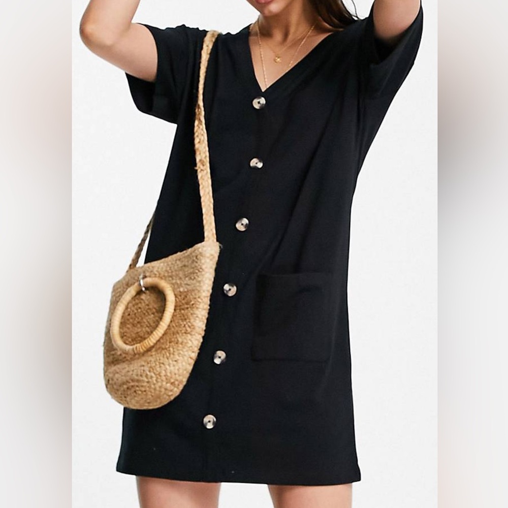 Asos Design - Asos Design Button Through T-Shirt … - image 1